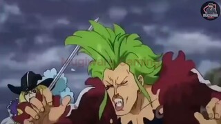 moment zoro membelah meteor fujitora