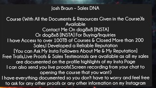 Josh Braun – Sales DNA. Course Download