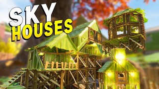 Built Sky Houses Out of Grass! - Grounded Gameplay - Early Access