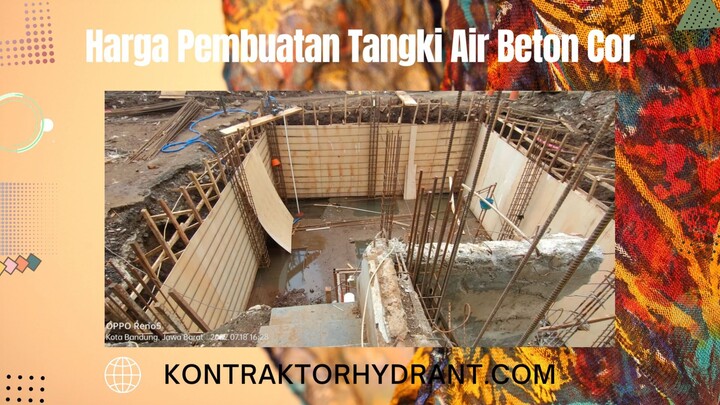 Harga pembuatan tangki air beton cor