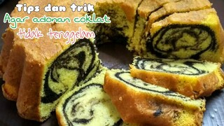 Resep Bolu Marmer Lembut dan Buttery || Tips Sukses Agar Adonan Coklat Tidak Tenggelam