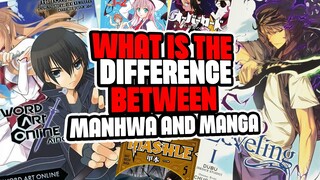 What Are The Differences Between Manga AND Manhwa