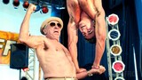 74 Years Old Man power lifts his large adult grandson | Dirty Grandpa | CLIP