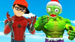 Spider man Nick, Tani Play Bowling in Street Meet Zombie - Funny Animation parody Ep.20