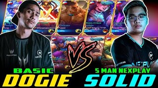 BASIC & DOGIE with TOP GLOBALS vs. FULL SQUAD NEXPLAY! BALAGBAG TALAGA! 😂😂