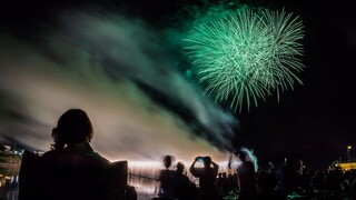 [4K]2017年 秋田・本荘川まつり花火大会 ナイアガラデラックススターマイン　No.18～No.22 Honjo Fireworks Festival | Akita Japan