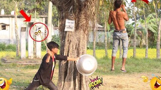 Big Drum Aluminium Hit เล่นตลก ! ด้วยปฏิกิริยาสาธารณะที่น่ากลัวเล่นตลก พยายามอย่าหัวเราะ