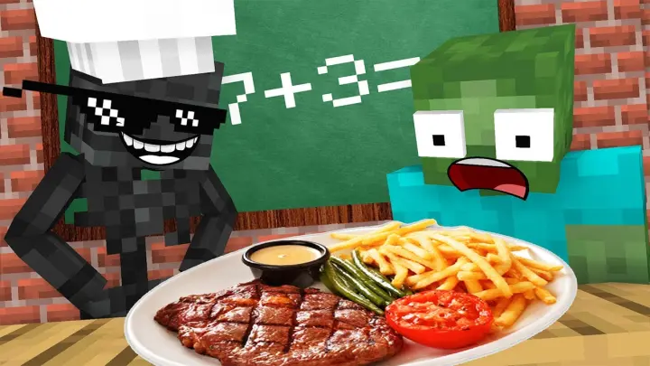 Monster School : BABY MONSTERS COOKING 2 CHALLENGE ALL EPISODE - Minecraft Animation