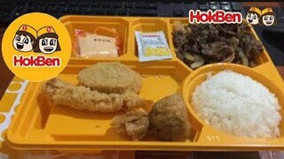 menu buka puasa makan pesan paket hemat hokben ( hoka hoka bento)