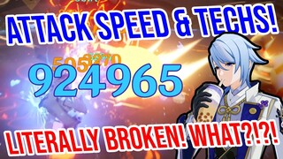 ADVANCED Ayato Techs LITERALLY BREAK Him! Attack Speed Breakpoints - Genshin Impact