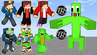 JJ and Mikey Maizen VS Green Rainbow Friends