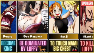 Every WEIRDEST DREAMS of the ONE PIECE CHARACTERS! [MANGA LATEST SPOILERS]
