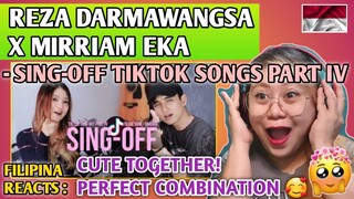 REZA DARMAWANGSA VS MIRRIAM EKA - SING-OFF TIKTOK SONGS PART IV || FILIPINA REACTS