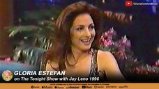 Gloria Estefan on The Tonight Show with Jay Leno 1996