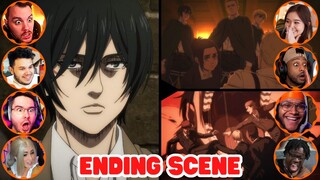 The Squad is Back!To Save The World!! Attack On Titan S4 Ep24 Ending Scene Best Reaction Compilation
