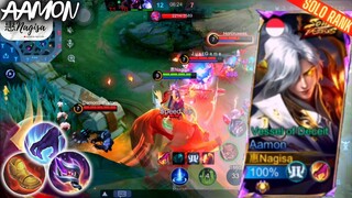 ROTASI AAMON & TIPS AND TRICK AAMON VS HERO BURST DAMAGE INI 100% MVP WIN!! - Mobile Legends