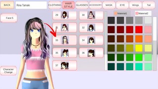 New! Two Hair Colour in Sakura School Simulator Tutorial 🌸✨ : Sakura School Simulator