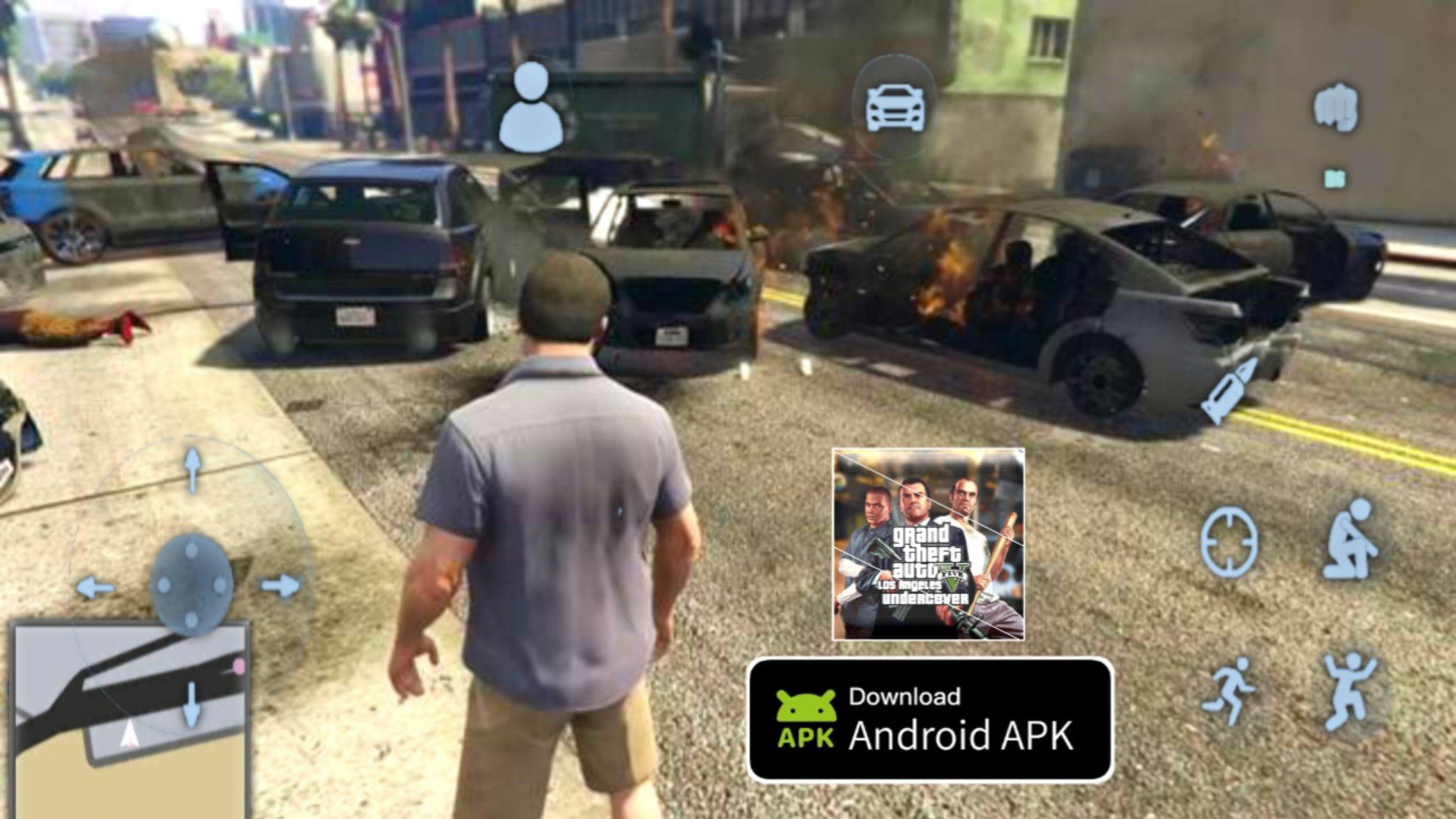 GTA 5 Fan Made Apk Full Map, Helicopter, Police and more for Android -  BiliBili