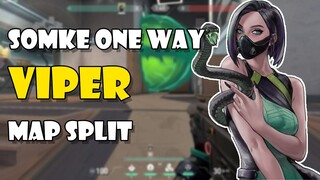 [CẨM NANG VALORANT] Những quả Smoke One Way của Viper trong map Split | Tricksy