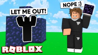 Trapping Players in Roblox Bedwars..