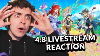 NATLAN IS HERE! I CANT BELIEVE IT! 4.8 LIVESTREAM REACTION | Genshin Impact