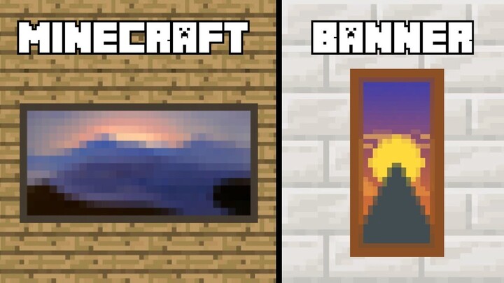 How to Make a Painting Banner in Minecraft!