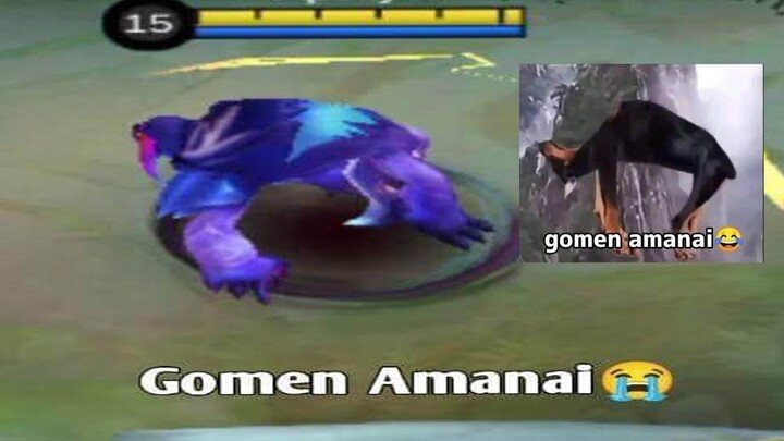 gomen amanai 😂 - Mobile Legends Indonesia