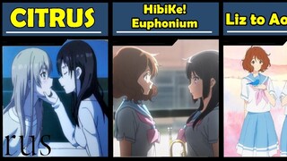 Os 20 MELHORES ANIMES YURI de Todos os Tempos