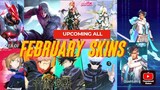 UPCOMING FEBRUARY 2023 SKINS SCHEDULE | JUJUTSU KAISEN COLLAB SKINS, BRODY MPL SKIN & MORE MLBB