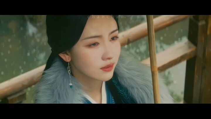 Chen Duling | 4K Pure Beauty "Lonely jade face with tears, a branch of pear blossoms with spring rai