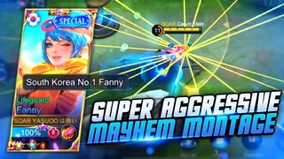 SUPER AGGRESSIVE FANNY MAYHEM MONTAGE | MLBB