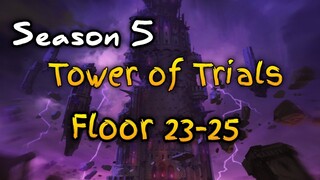 Tower Season 5 Easy Strats for Floor 23,24,and 25 | Seven Deadly Sins: Grand Cross