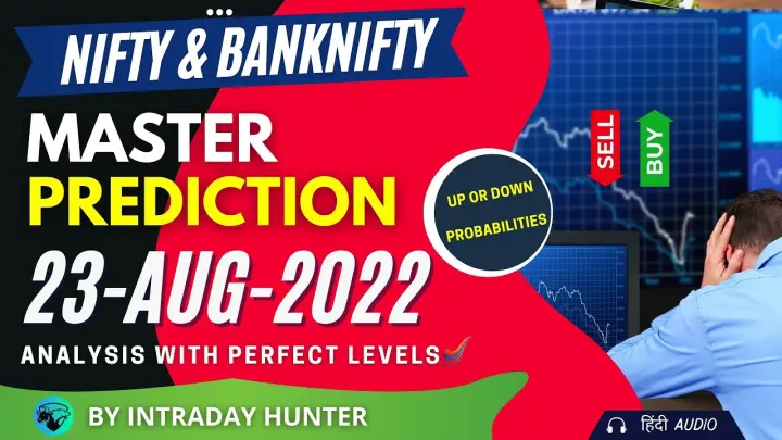 Nifty & Banknifty Pre-Market Analysis for 23 Aug 2022 By Intraday Hunter