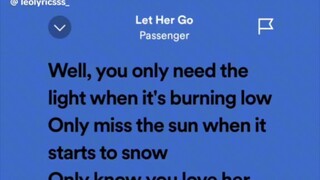 let her go