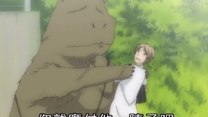 [ Natsume's Book of Friends ] Cute Sandu, I was attracted by this picture at the beginning, and I ca