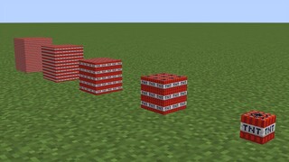 เมื่อระเบิดTNT!! 1อัน กับ 1,000,000อัน | Minecraft