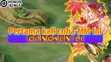 Pertama kali coba MM ini, Damage Elite, Gameplay Sulit - Gongsun Li Honor of kings