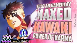 300% MAXED Kawaki 7☆ Solo Attack Mission Gameplay | Naruto x Boruto Ninja Voltage