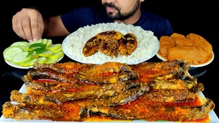 1KG SPICY CATFISH CURRY, PARWAL FRY, PARWAN BHUNA, RICE, CHILI ASMR MUKBANG EATING SHOW| #LiveToEATT