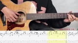 【Attached score】Fairy Tale - Guangliang dynamic fingerstyle guitar score, arranged with infinite sus