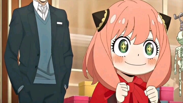 Anya benar-benar khawatir dengan keluarga ini#anime#SPY×FAMILY