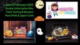 Special Halloween Double Subscription Box Taste Testing & Reviews: MunchPak & Japan Crate