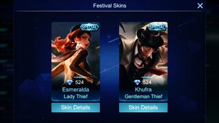 Gifting Khufra and Esmeralda Special skin - MLBB