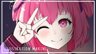 Momo Daisuki【Illustration Making】