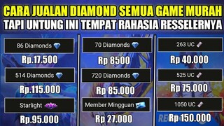 CARA JUALAN DIAMOND MOBILE LEGENDS, FREE FIRE DAN SEMUA GAME MURAH TAPI UNTUNG BANYAK