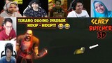 REAKSI GAMER NGEPRANK TUKANG DAGING DIKUBUR HIDUP - HIDUP!!! | Scary Butcher 3D Indonesia