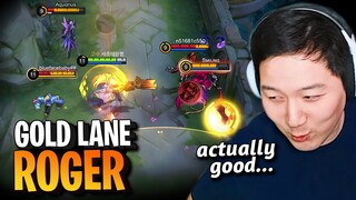 Tier1 Gold laner Roger!? I tried MPL Pro players most pick | Mobile Legends Roger