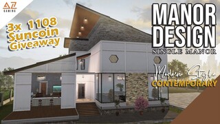 LifeAfter: SINGLE MANOR - Contemporary | Manor Design | Tutorial + FED GIVEAWAY