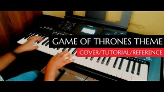 Game of Thrones Theme (Cover/Tutorial) | Reference Videos | Intermediate Level | Keyboard | Piano