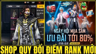 Free Fire - Shop Quy Đổi Rank Mới Cập Nhật Thêm Đồ Cực Đẹp - Ngày Hội Mua Sắm | Quy Đổi Rank Mới